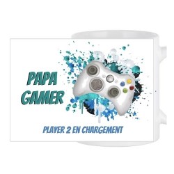 Mug blanc en Céramique - gamer