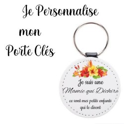 Porte clés forme en rond à...