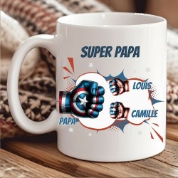 Mug céramique Super papa, 2...