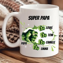 Mug céramique Super papa, 4...