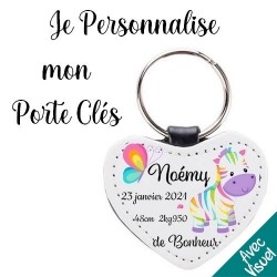 Porte clés forme en cœur à...