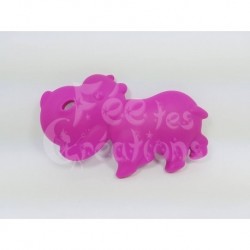 Hippopotame Fuchsia en...